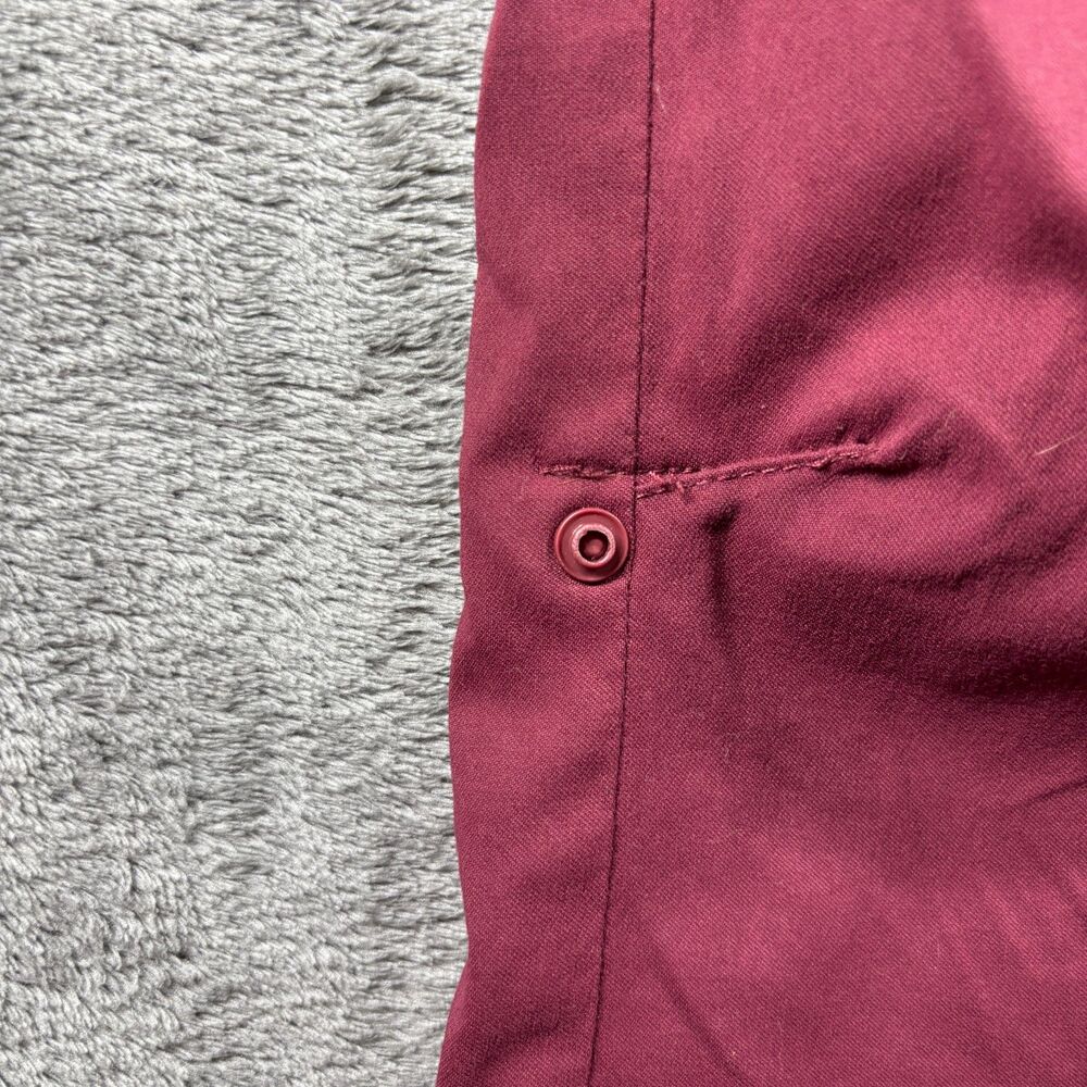 prAna Women Pants Hella Hiking Roll Up Outdoor Gorpcore Burgundy Size 6 P138 - Picture 3 of 11